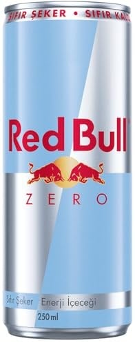 Red Bull Enerji İçeceği Zero, Sıfır Şeker, 250 ml x 24 Adet