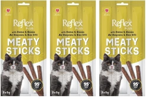 Reflex Kedi Ödül Stick Av Hayvanlı & Kaz 3 * 5 Gr (3 paketi)
