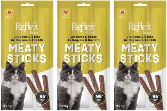 Reflex Kedi Ödül Stick Av Hayvanlı & Kaz 3 * 5 Gr (3 paketi)