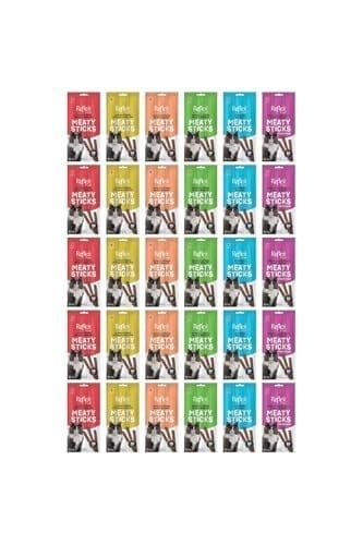 Reflex Kedi Ödülü, 3 Çeşit Karma Stick Treats, 30lu Set