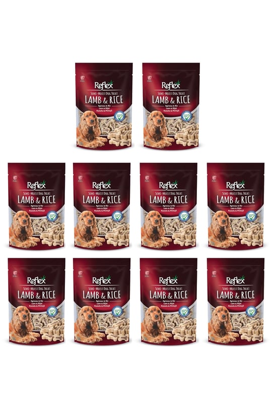 Reflex Kuzu Etli Ve Pirinçli Küçük Irk Köpek Ödülü, 10lu paket