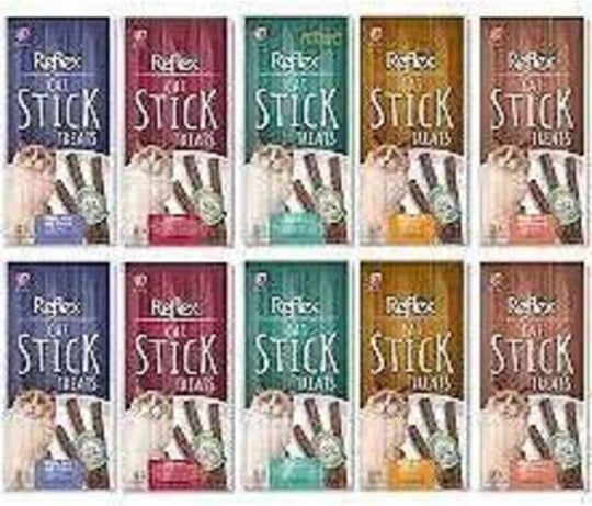 Reflex Stick Kedi Ödülü 3x5 Gr 10 Paket Kedi Ödül Çubuğu Maması