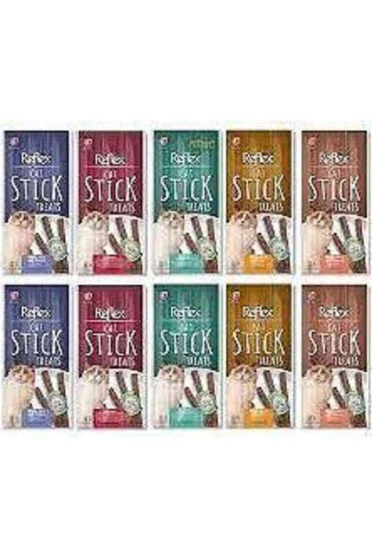 Reflex Stick Kedi Ödülü 3x5 Gr 10 Paket Kedi Ödül Çubuğu Maması