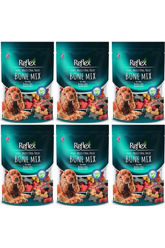 Reflex Yarı Yumuşak Kemik Mix Köpek Ödül Maması 150 Gr 6LI SET
