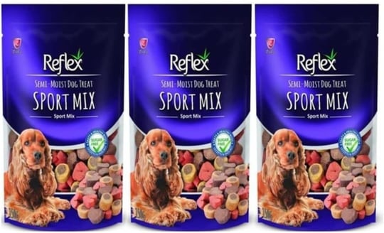 Reflex Yarı Yumuşak Sport Mix Köpek Ödül Maması 150 gr 3 Adet