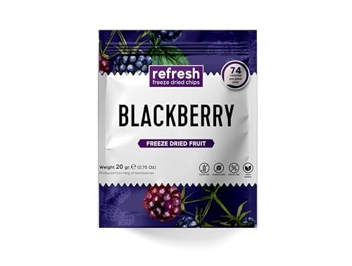 refresh Freeze Dried Böğürtlen - Dondurularak Kurutulmuş Meyve - Freeze Dry Meyve Kurusu 20gr