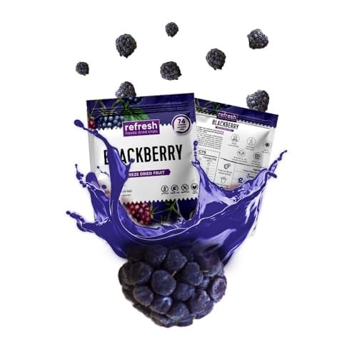 refresh Freeze Dried Böğürtlen - Dondurularak Kurutulmuş Meyve - Freeze Dry Meyve Kurusu 20gr