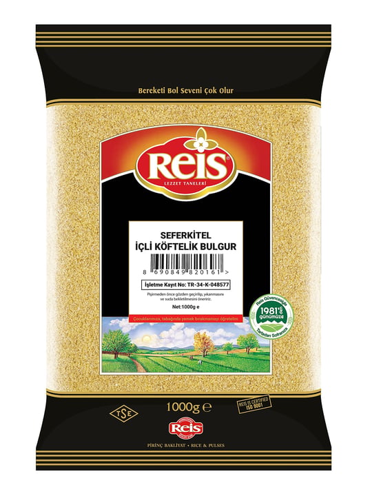 Reis İçliköftelik Bulgur (Seferkitel) 1 Kg