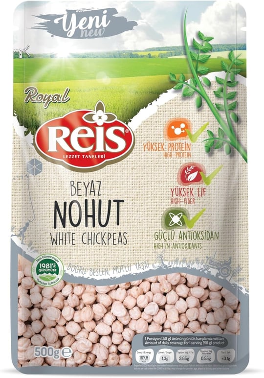 Reis Royal Beyaz Nohut 500 gr