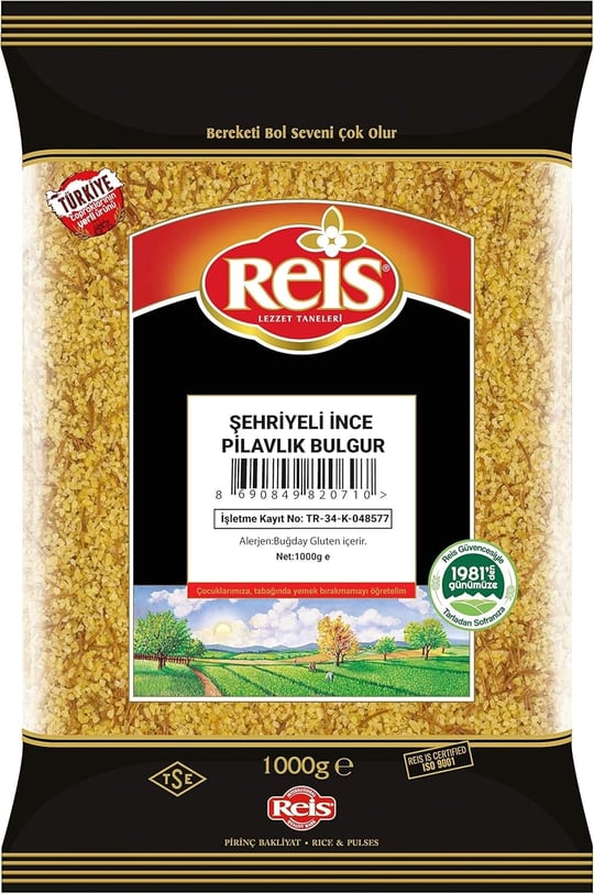 Reis Şehriyeli Pilavlık Bulgur 1 Kg