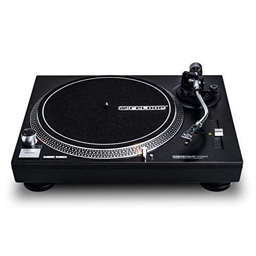 Reloop RP-1000 MK2 | Hifi/DJ Belt-Drive Pikap/Turntable, Ortofon OM Black Pikap İğnesi ve Headshell ile Birlikte - Seçenekler: RP-1000 MK2, RP-2000 MK2, RP-4000 MK2