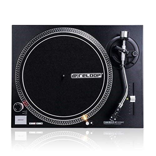 Reloop RP-1000 MK2 | Hifi/DJ Belt-Drive Pikap/Turntable, Ortofon OM Black Pikap İğnesi ve Headshell ile Birlikte - Seçenekler: RP-1000 MK2, RP-2000 MK2, RP-4000 MK2