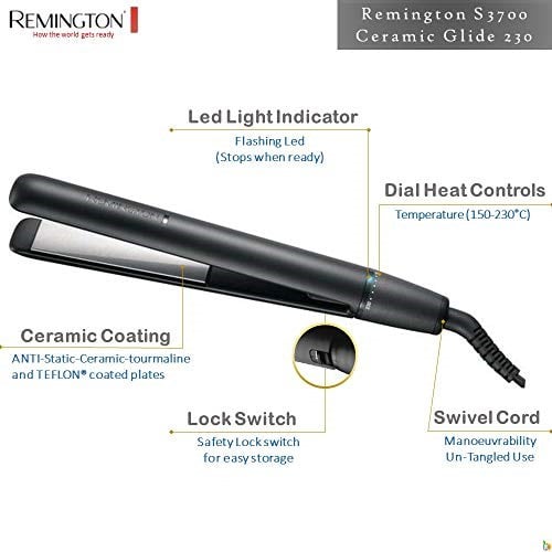 Remington S3700 Ceramic Glide 230 Seramik Saç Düzleştirici