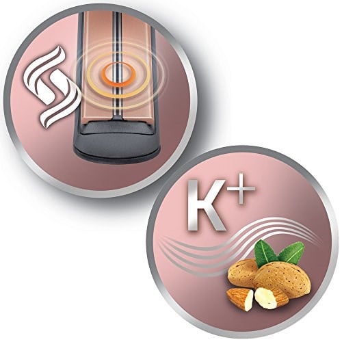 Remington S8598 Keratin Protect Akıllı Saç Düzleştirici, Saç Hasarına Karşı 3 Kat Daha Fazla Koruma için Patentli Isı Koruma Sensörü, Dijital Ekran, 160-230°C