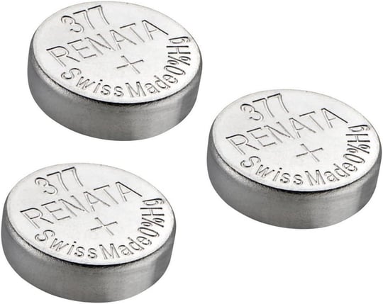 Renata Saat pili Swiss made 377 veya SR626SW OR AG4 1,5V (3 x 377 veya SR 626 SW)