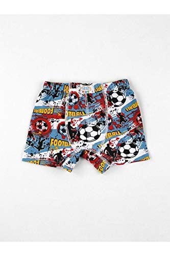 Renkli Desenli Erkek Çocuk 6 lı Boxer