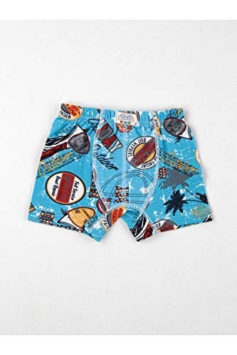 Renkli Desenli Erkek Çocuk 6 lı Boxer