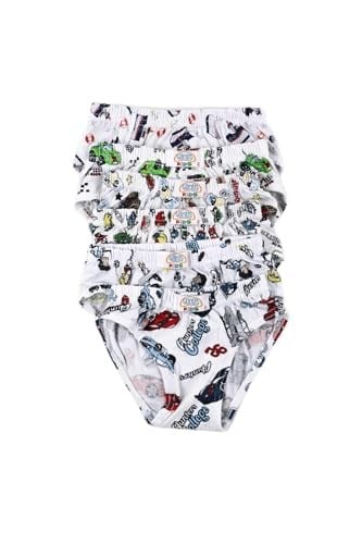 Renkli Desenli Erkek Çocuk 6 lı Slip Külot