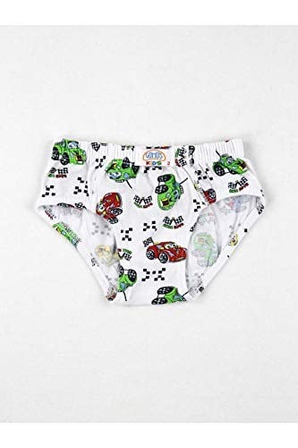Renkli Desenli Erkek Çocuk 6 lı Slip Külot