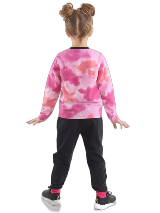 Retro Batik Kız Çocuk T-Shirt Pantolon Takım