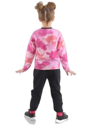 Retro Batik Kız Çocuk T-Shirt Pantolon Takım