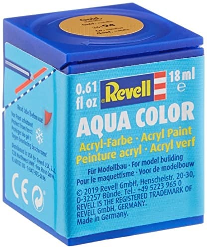 Revell - Su Bazlı Maket Boyası Altın Metalik 18 Ml (36194)