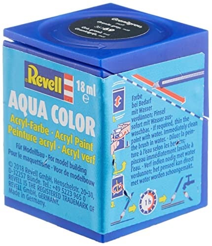 Revell - Su Bazlı Maket Boyası Granit Grisi Mat 18 Ml (36169)