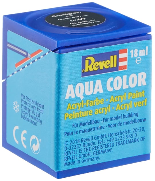 Revell - Su Bazlı Maket Boyası Granit Grisi Mat 18 Ml (36169)