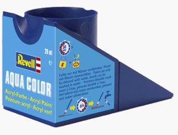 Revell - Su Bazlı Maket Boyası Mavi Mat 18 Ml (36156)