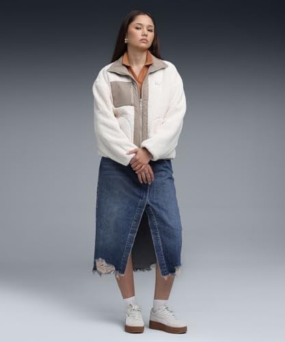 Reversible Sherpa Kadın Bej Günlük Stil Ceket 68838687