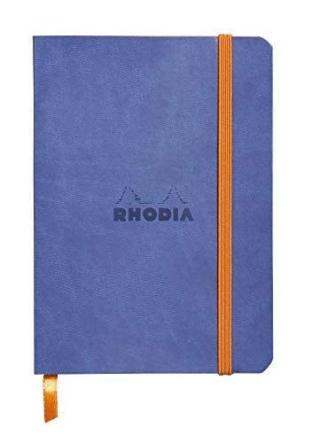 Rhodia 117308C Yumuşak Kapaklı Defter, Çizgili, Sapphire Blue, A6