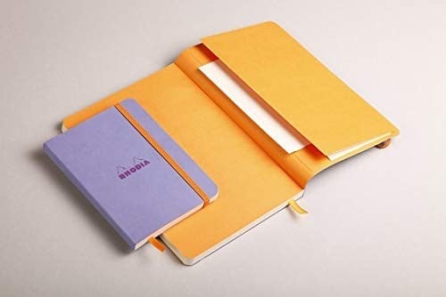 Rhodia 117311C Yumuşak Kapaklı Defter, Çizgili, Lilac, A6