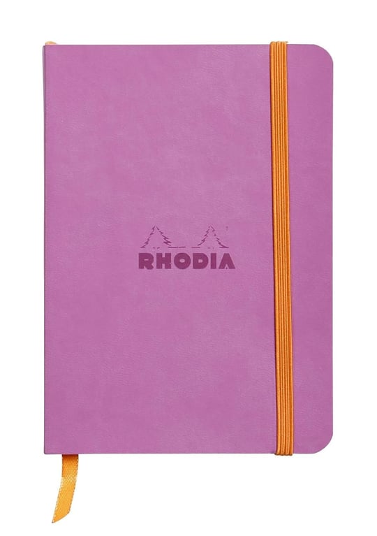 Rhodia 117311C Yumuşak Kapaklı Defter, Çizgili, Lilac, A6