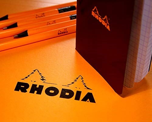 Rhodia Kareli Bloknot, Siyah, 148x148 mm - Seçenekler: 74x105 mm, 74x210 mm, 85x120 mm, 110x170 mm, 148x105 mm...