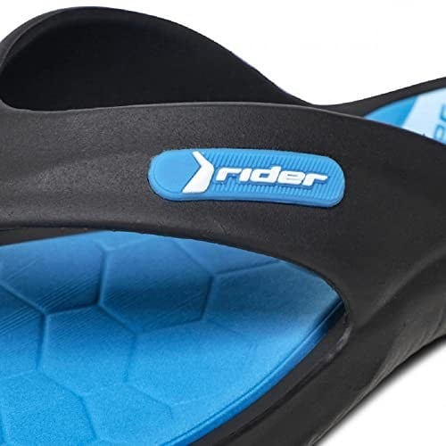 Rider Cape XIV AD - Deniz veya Havuz için Erkek Parmak Arası Terlik, Siyah/Mavi, 39/40 EU