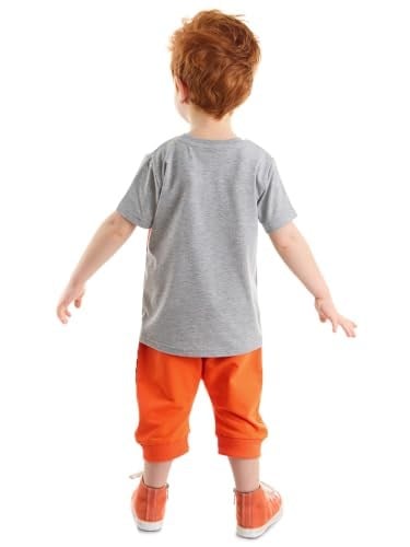 Roar Kaplan Erkek Çocuk T-shirt Kapri Şort Takım - Seçenekler: 2 Yıl, 4 Yıl, 5 Yıl, 6 Yıl, 7 Yıl