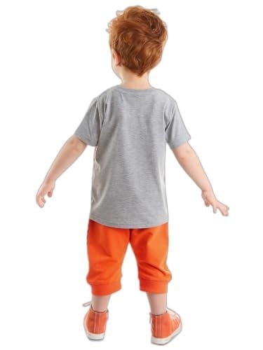 Roar Kaplan Erkek Çocuk T-shirt Kapri Şort Takım - Seçenekler: 2 Yıl, 4 Yıl, 5 Yıl, 6 Yıl, 7 Yıl