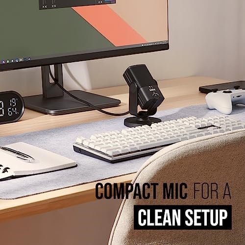 RODE NT-USB MINI, Sökülebilir manyetik ayaklı, Dahili Pop Filtreli, Kulaklık Preamlifikatörlü USB Mikrofon
