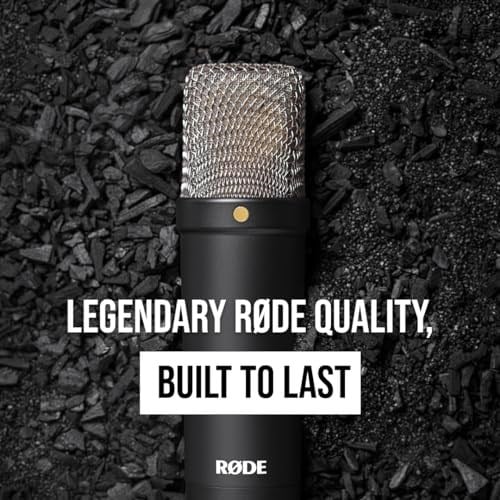 RODE NT1 Signature Series Large-Diaphragm Condenser Mikrofon (Siyah)