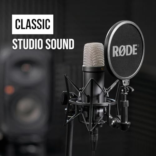 RODE NT1 Signature Series Large-Diaphragm Condenser Mikrofon (Siyah)