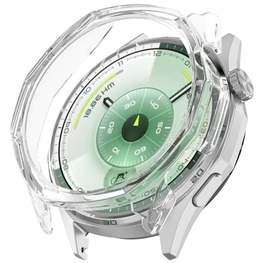 Rongep [Soft-Case] Huawei Watch GT6 46mm için 360° Kasa Koruyucu Yumuşak TPU Kılıf Dokunmatik ve Netliği Etkilemeyen GT6 Koruyucu Darbelere Karşı Huawei Watch GT 6 Ekran Koruyuculu Kılıf (Şeffaf)