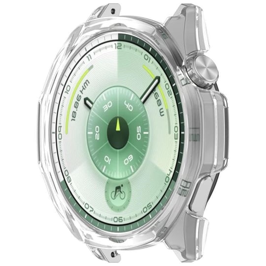 Rongep [Soft-Case] Huawei Watch GT6 46mm için 360° Kasa Koruyucu Yumuşak TPU Kılıf Dokunmatik ve Netliği Etkilemeyen GT6 Koruyucu Darbelere Karşı Huawei Watch GT 6 Ekran Koruyuculu Kılıf (Şeffaf)
