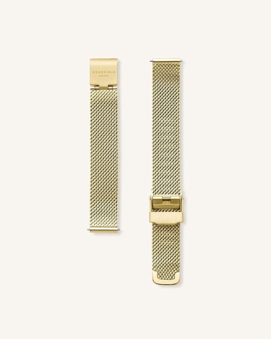 ROSEFIELD QMWMG.S235 Gold 14mm Çelik Kordon