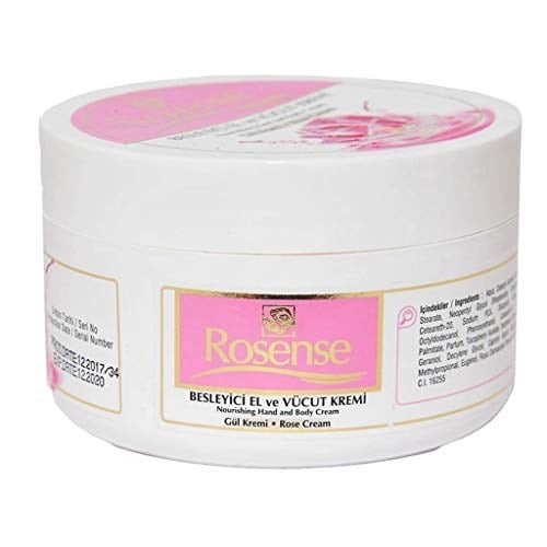 Rosense El ve Vücut Gül Kremi 250Ml