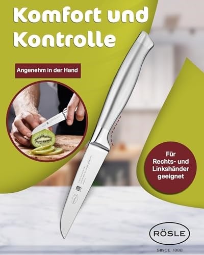 RÖSLE Basic Line Sebze Bıçağı 13715 - Paslanmaz Çelik 9 cm