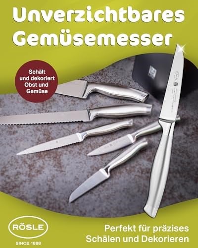 RÖSLE Basic Line Sebze Bıçağı 13715 - Paslanmaz Çelik 9 cm