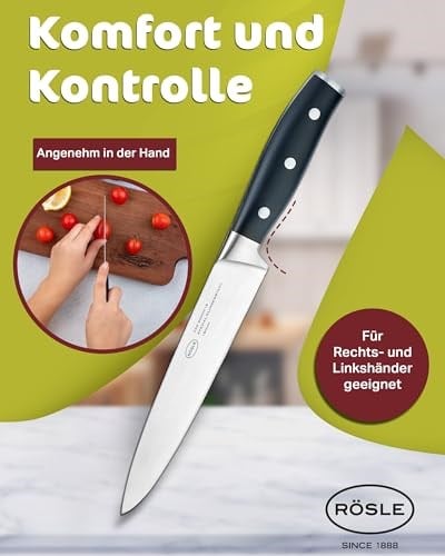 RÖSLE Tradition Et Bıçağı 12104 - Paslanmaz Çelik 18 cm - Seçenekler: Et bıçağı., Bıçak., Ekmek bıçağı, Evrensel bıçak....