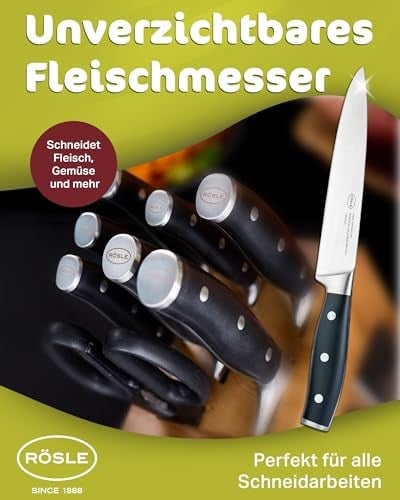 RÖSLE Tradition Et Bıçağı 12104 - Paslanmaz Çelik 18 cm - Seçenekler: Et bıçağı., Bıçak., Ekmek bıçağı, Evrensel bıçak....