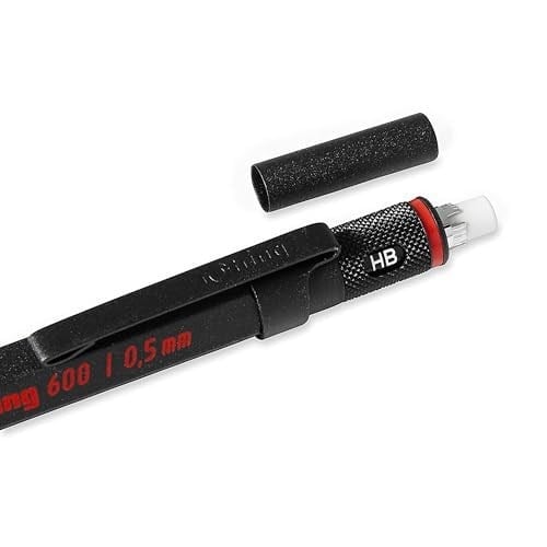 Rotring 600 Versatil Uçlu Kurşun Kalem, Siyah,0.5 mm