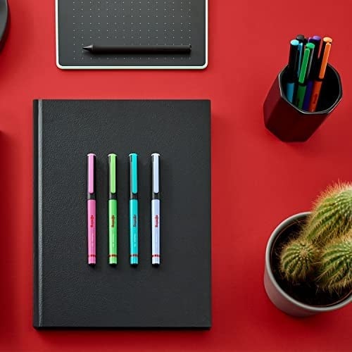 rOtring Fineliner, İnce Keçe Uçlu Kalem 0.4 mm, 10lu Paket, Karışık Renkler